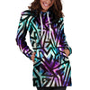 Galaxy Geometric Hoodie Dress-grizzshop