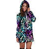 Galaxy Geometric Hoodie Dress-grizzshop