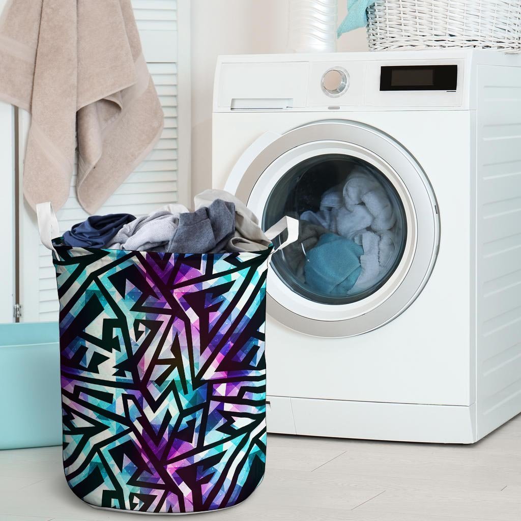 Galaxy Geometric Laundry Basket-grizzshop