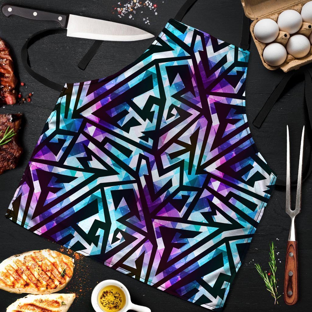 Galaxy Geometric Men's Apron-grizzshop