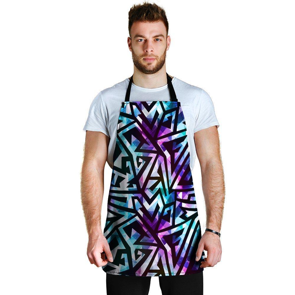 Galaxy Geometric Men's Apron-grizzshop