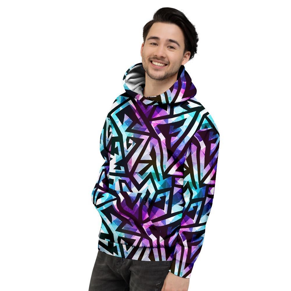 Galaxy Geometric Men's Hoodie-grizzshop