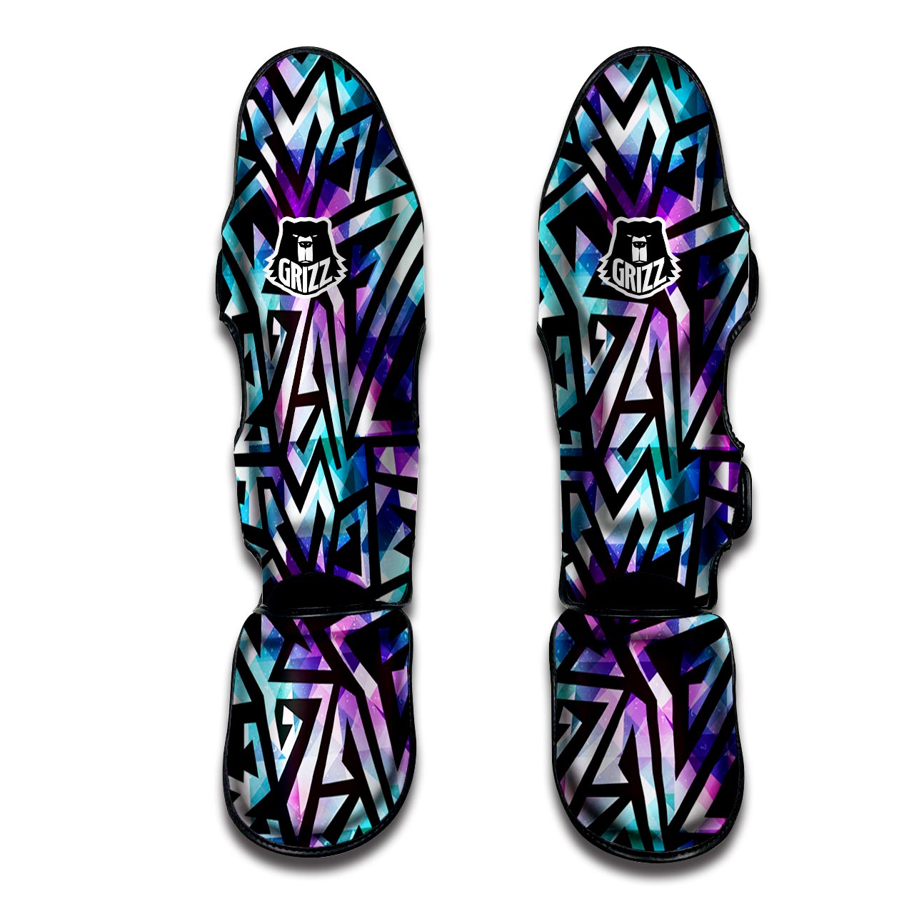 Galaxy Geometric Muay Thai Shin Guard-grizzshop