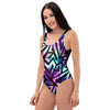 Galaxy Geometric One Piece Swimsuite-grizzshop