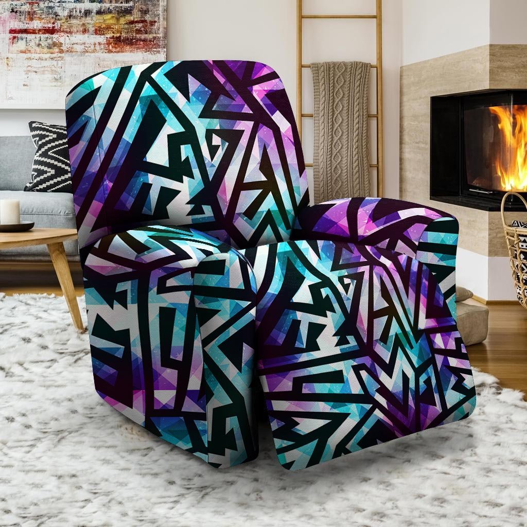 Galaxy Geometric Recliner Cover-grizzshop