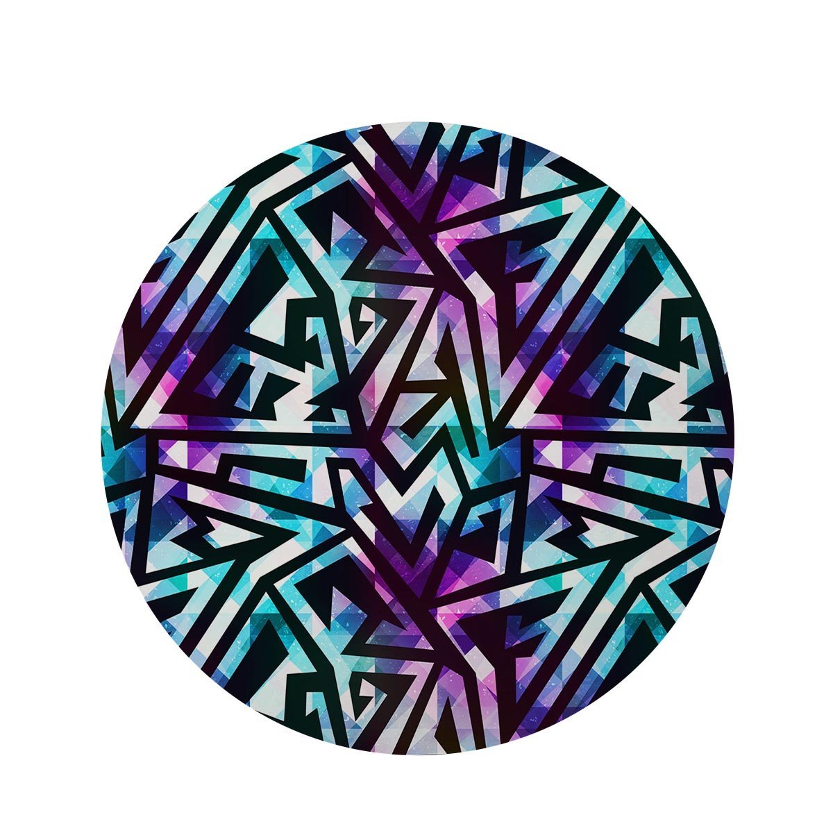 Galaxy Geometric Round Rug-grizzshop