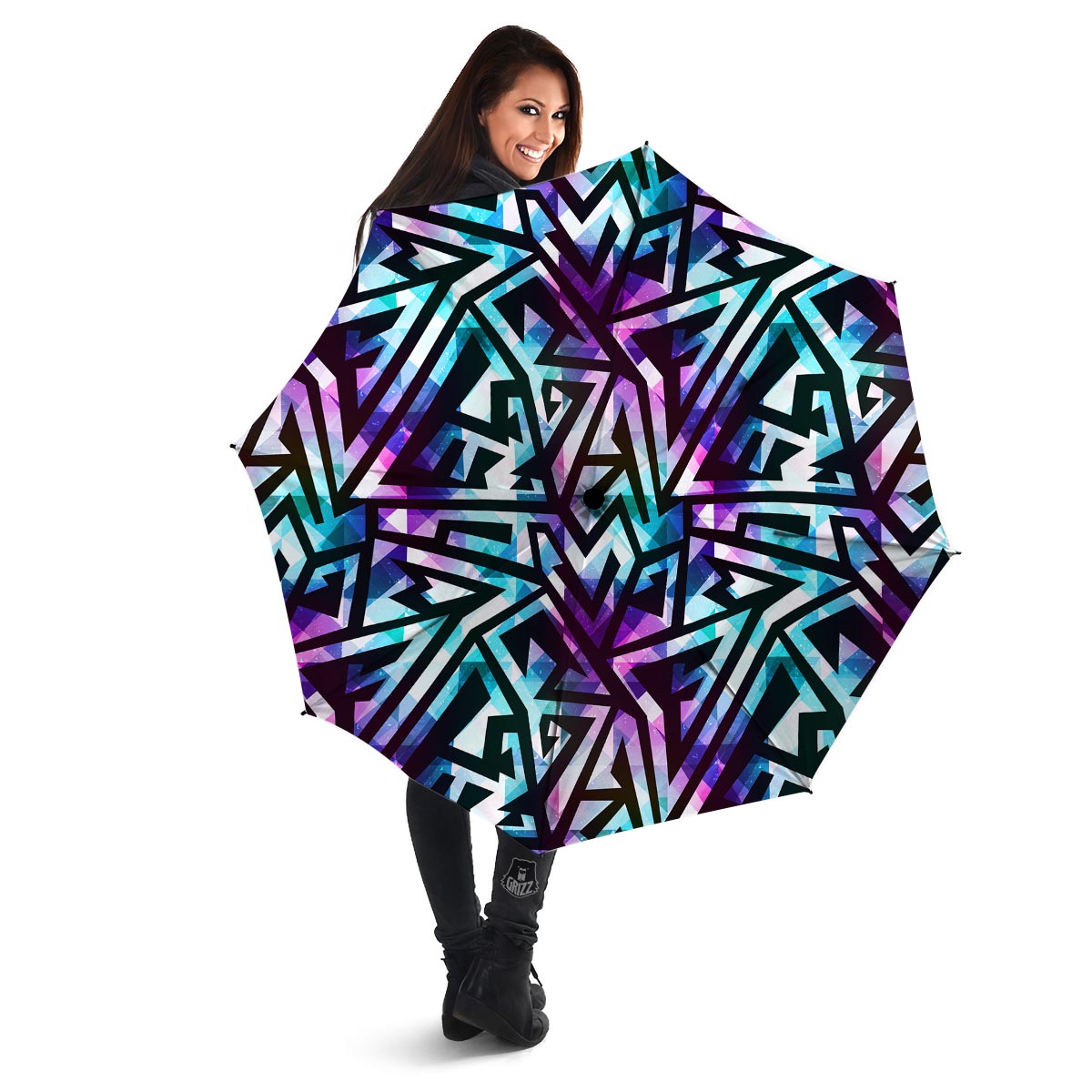 Galaxy Geometric Umbrella-grizzshop