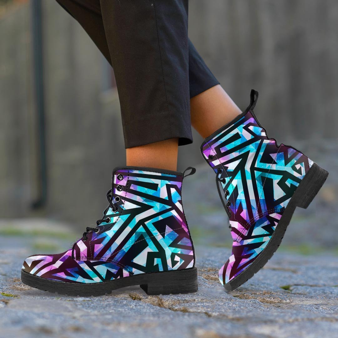 Galaxy Geometric Women's Boots-grizzshop