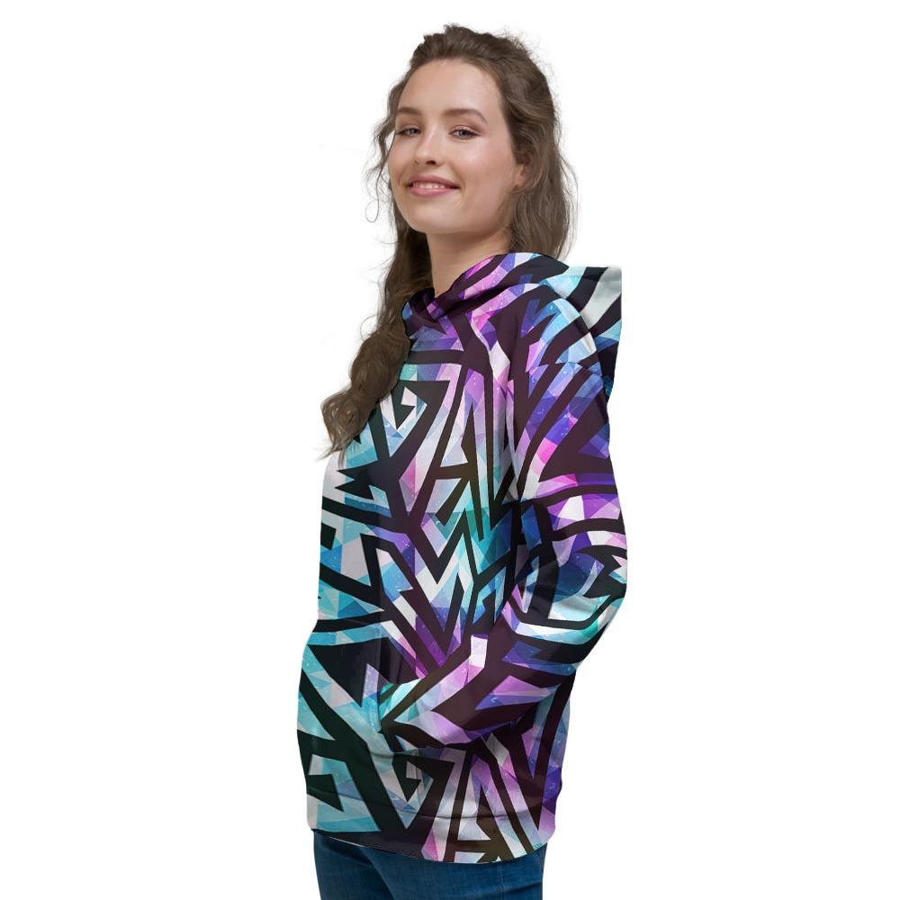 Galaxy Geometric Women's Hoodie-grizzshop