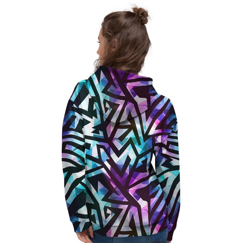 Galaxy Geometric Women's Hoodie-grizzshop