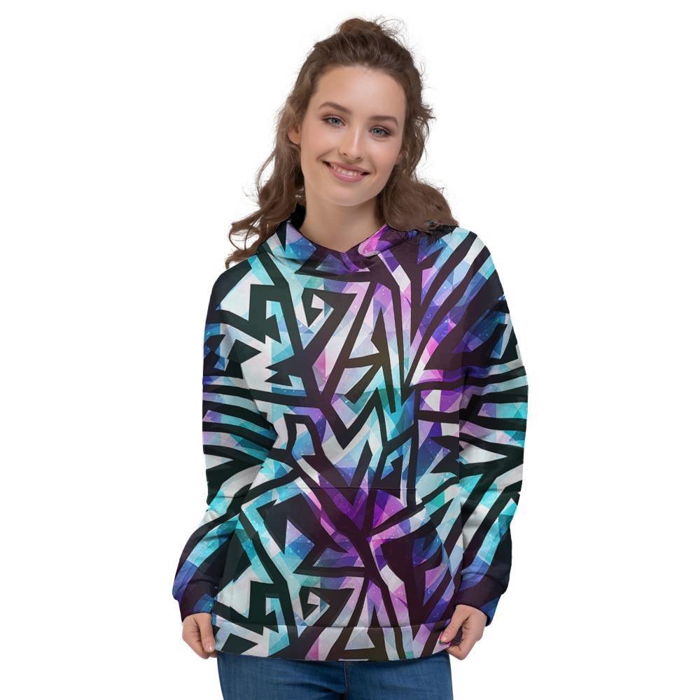 Galaxy Geometric Women's Hoodie-grizzshop