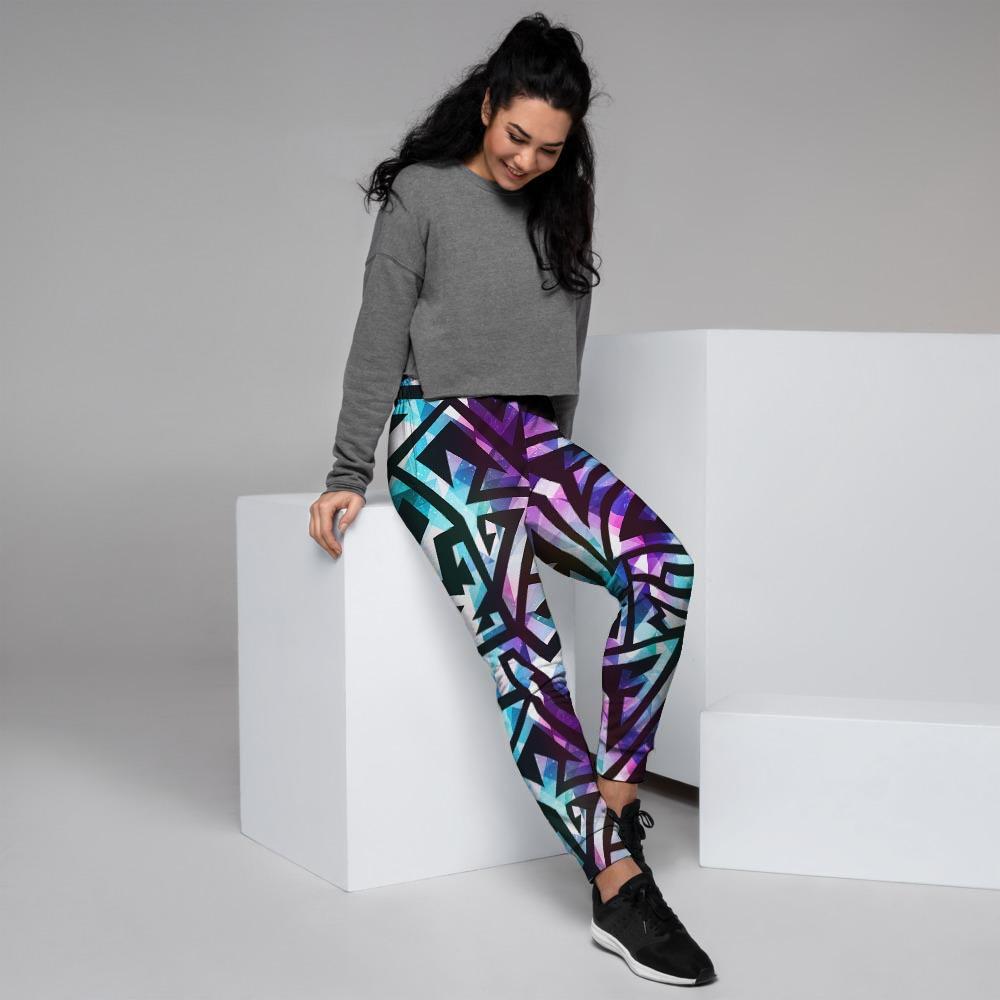 Galaxy Geometric Women's Joggers-grizzshop