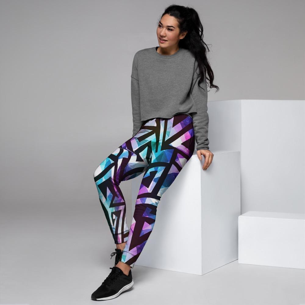 Galaxy Geometric Women's Joggers-grizzshop