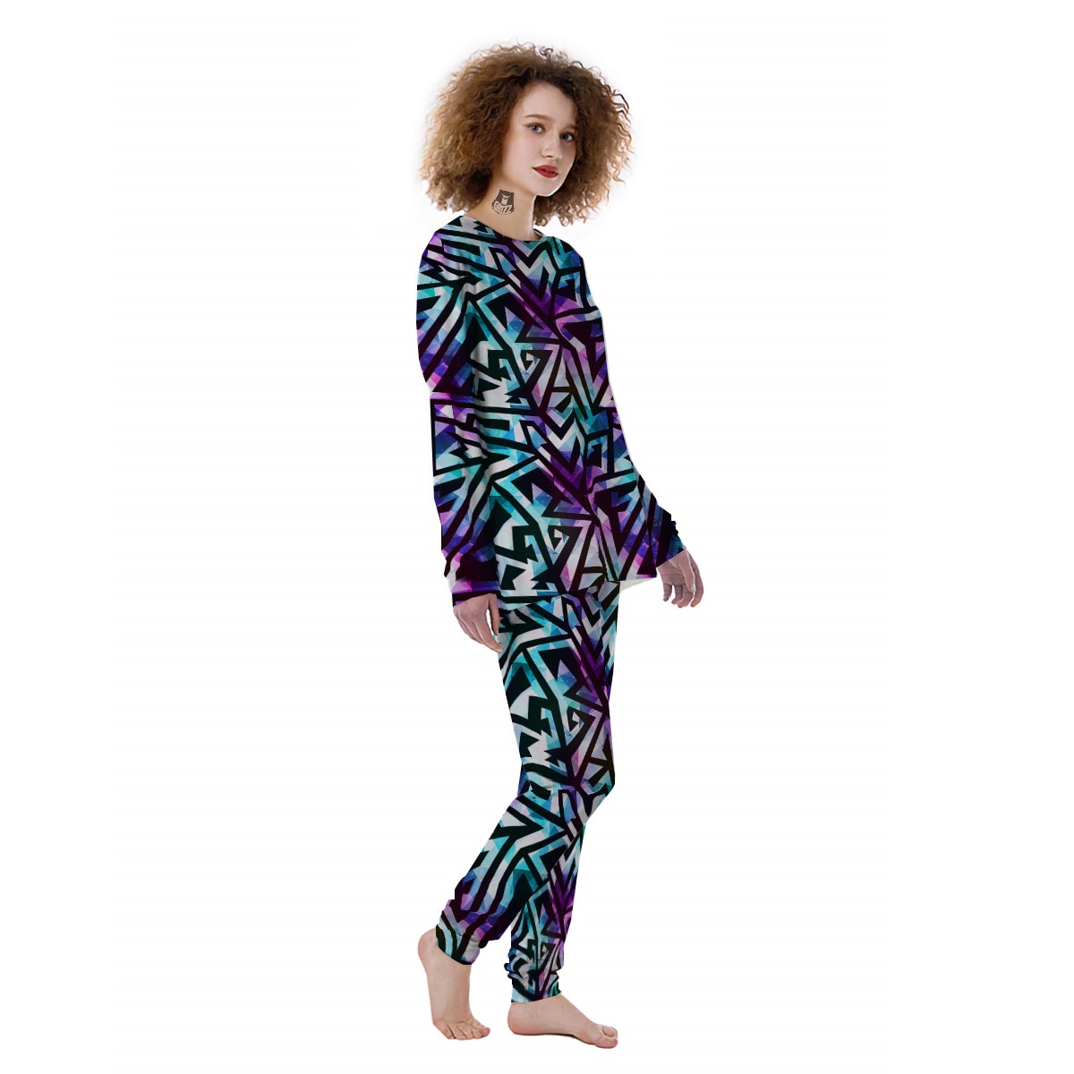 Galaxy Geometric Women's Pajamas-grizzshop