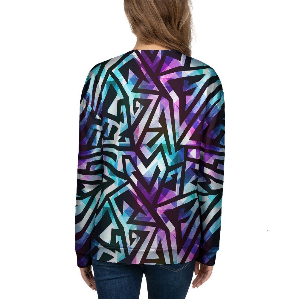 Galaxy Geometric Women's Sweatshirt-grizzshop