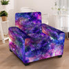 Galaxy Night Print Armchair Cover-grizzshop