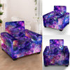 Galaxy Night Print Armchair Cover-grizzshop