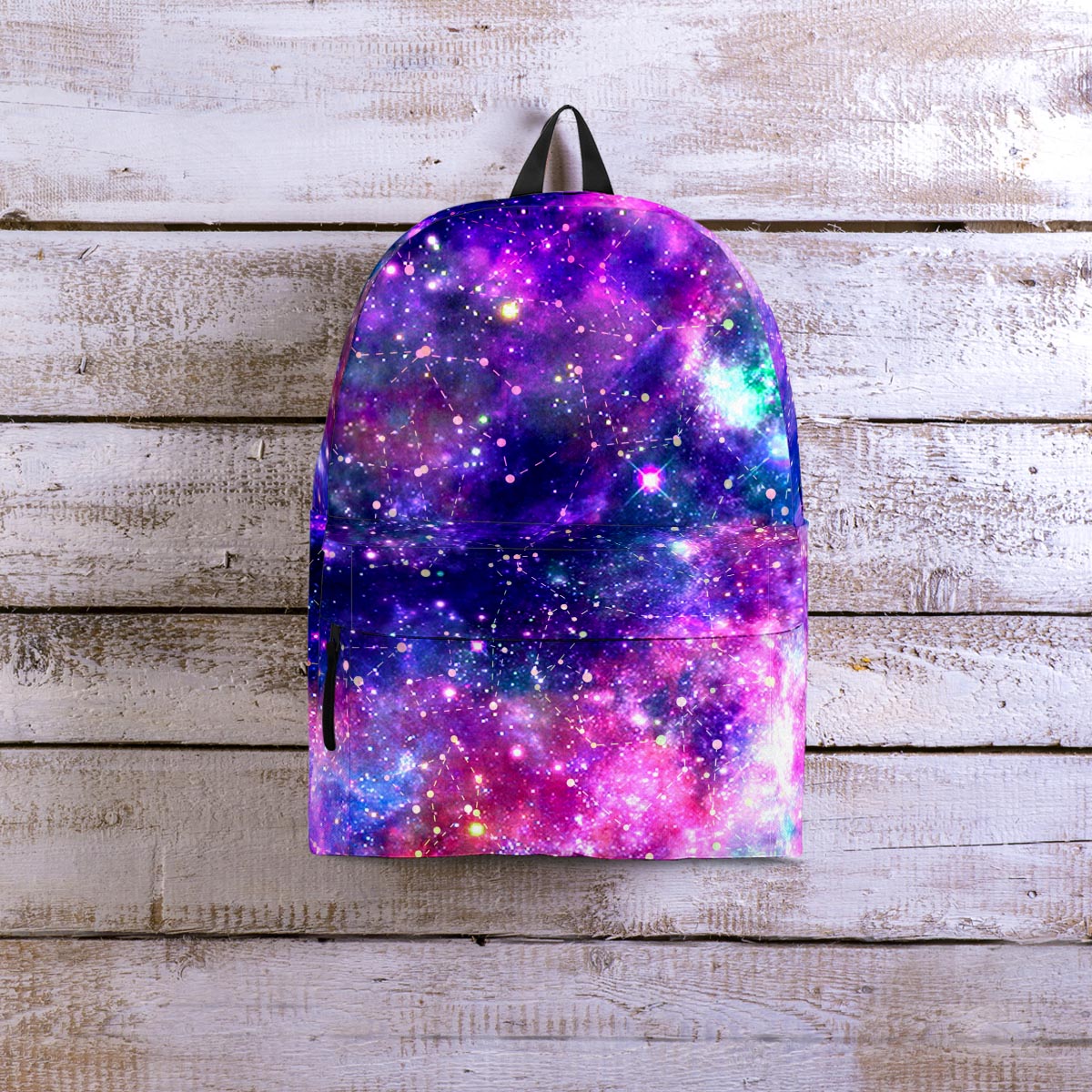 Galaxy Night Print Backpack-grizzshop