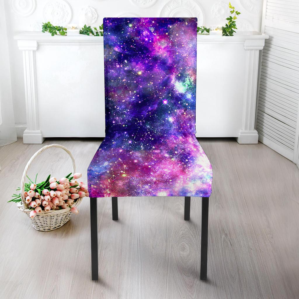 Galaxy Night Print Chair Cover-grizzshop