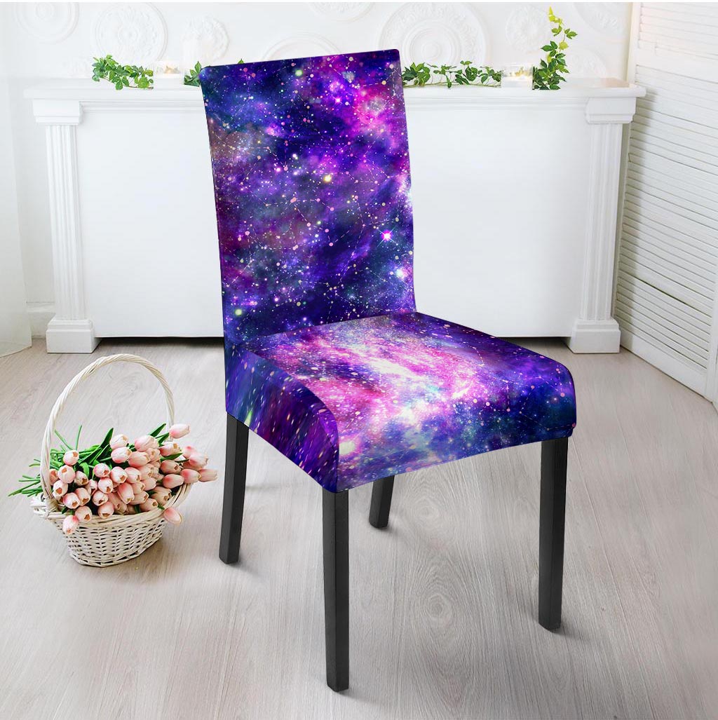 Galaxy Night Print Chair Cover-grizzshop