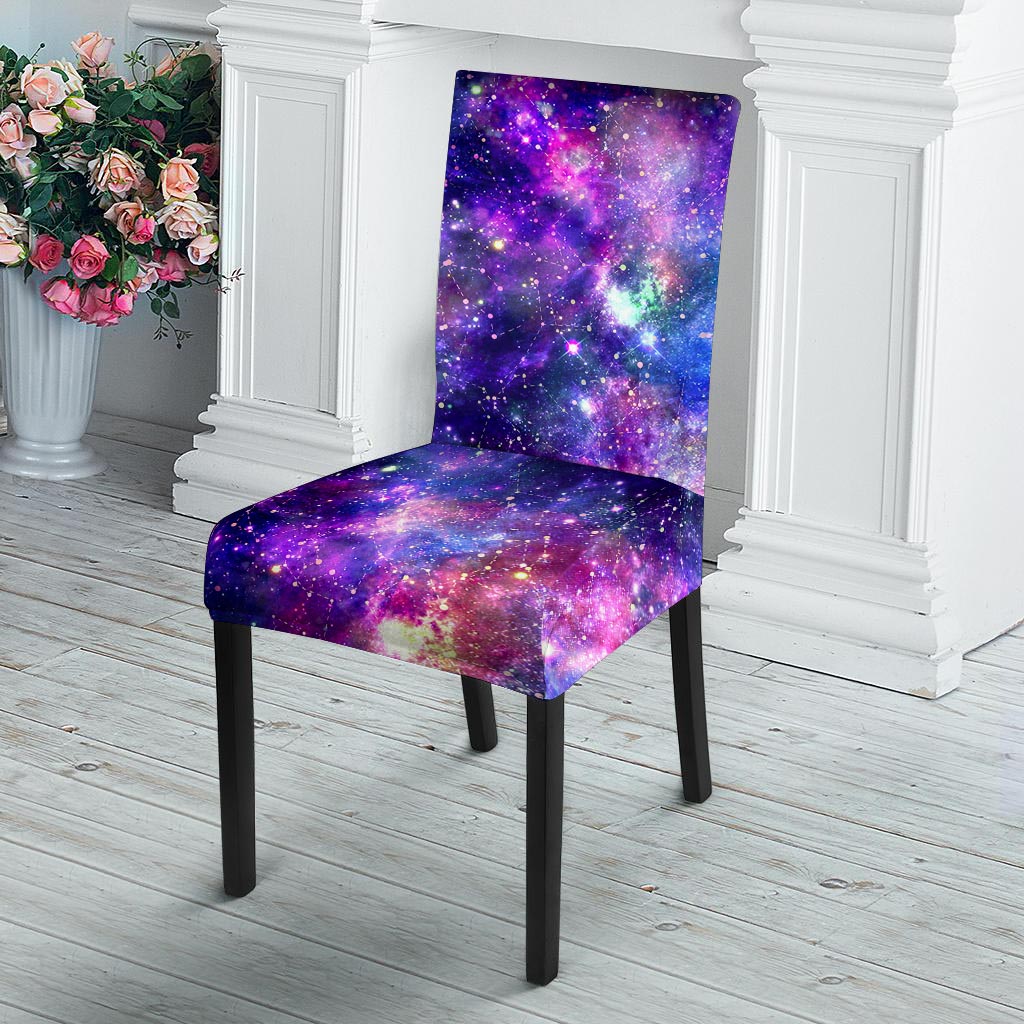 Galaxy Night Print Chair Cover-grizzshop