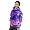 Galaxy Night Print Men's Hoodie-grizzshop