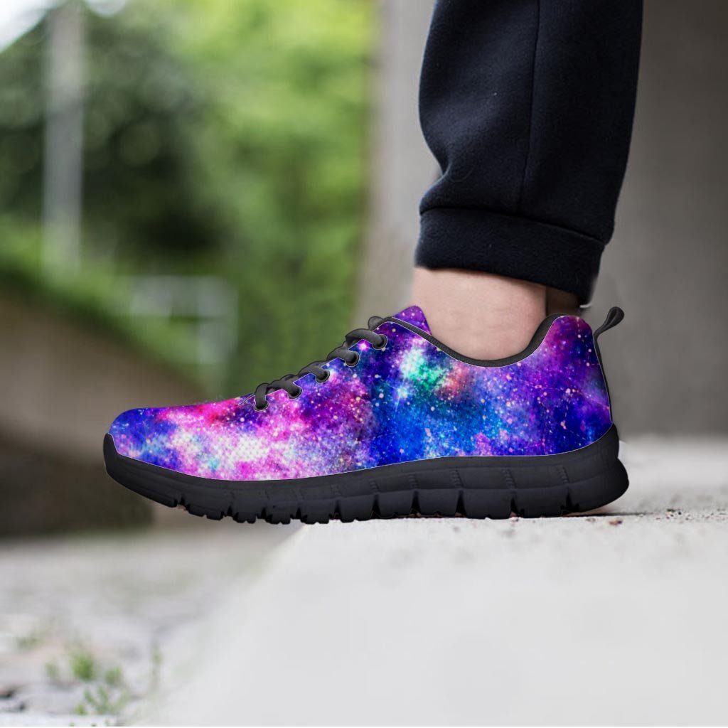 Galaxy Night Print Men's Sneakers-grizzshop