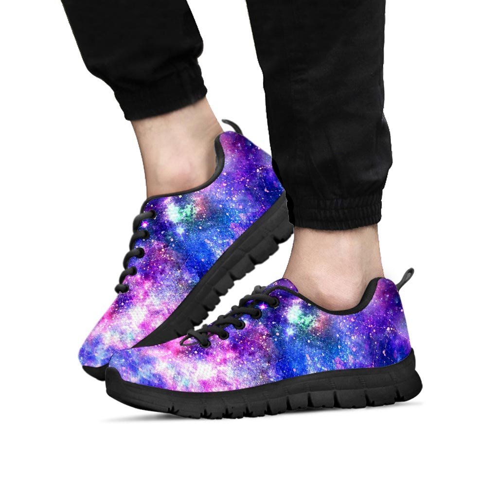 Galaxy Night Print Men's Sneakers-grizzshop