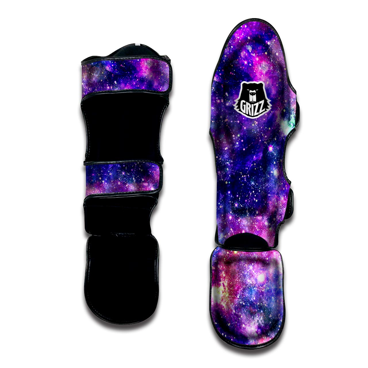 Galaxy Night Print Muay Thai Shin Guard-grizzshop