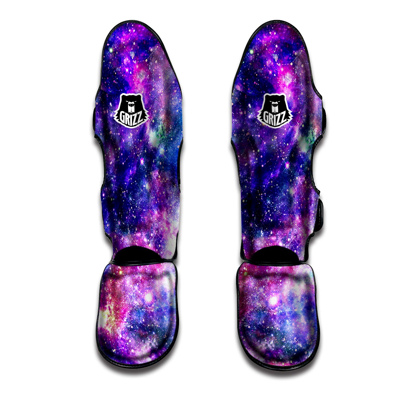 Galaxy Night Print Muay Thai Shin Guard-grizzshop