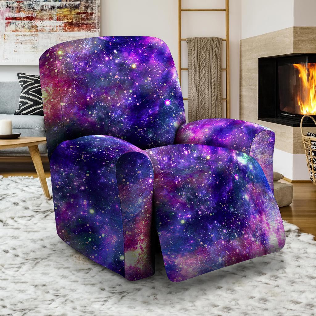 Galaxy Night Print Recliner Cover-grizzshop