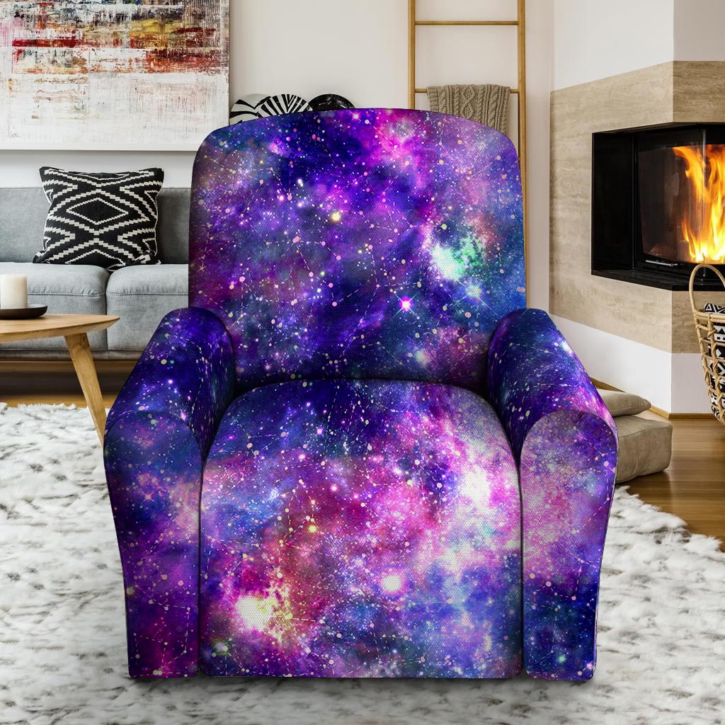 Galaxy Night Print Recliner Cover-grizzshop