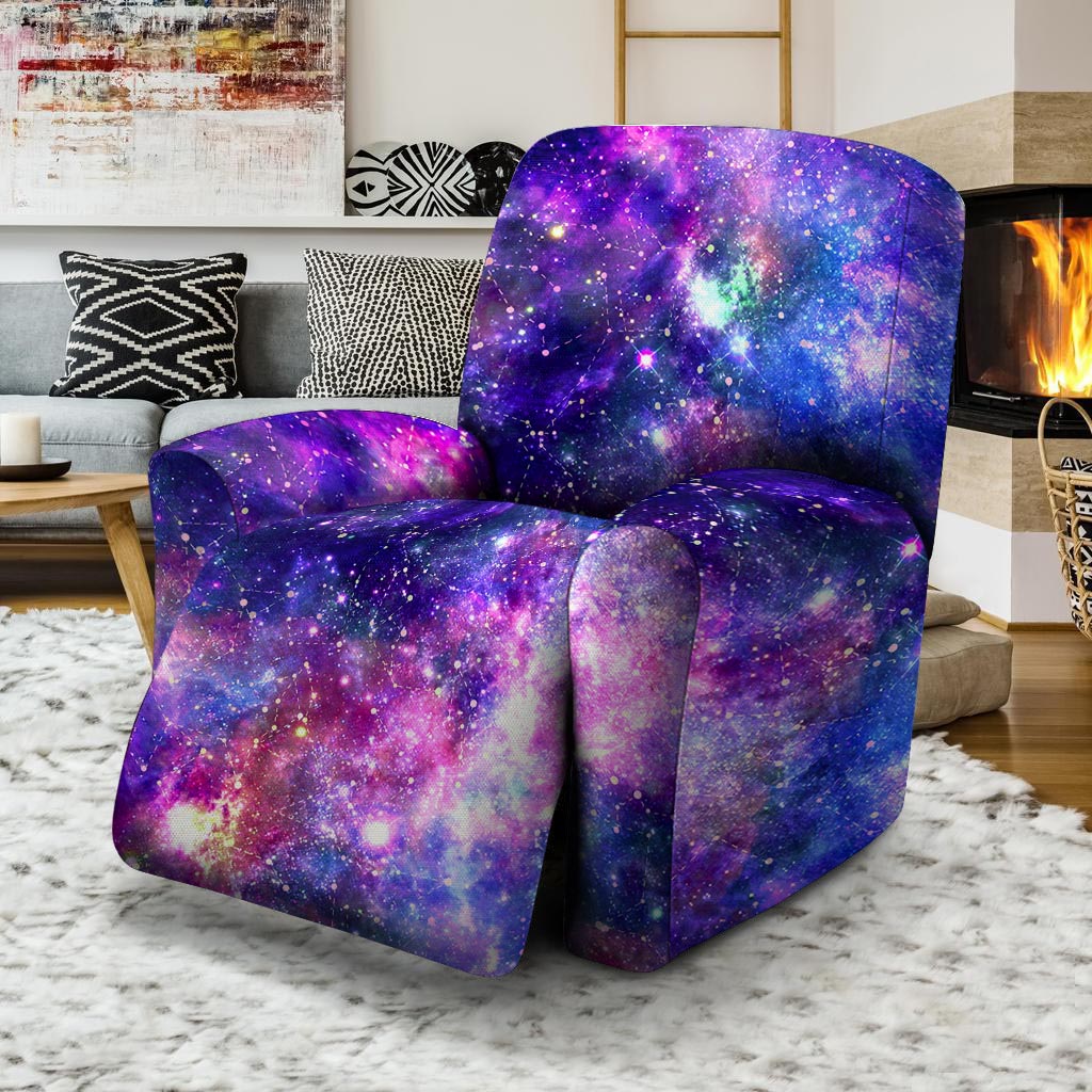 Galaxy Night Print Recliner Cover-grizzshop