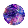 Galaxy Night Print Round Rug-grizzshop