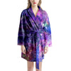 Galaxy Night Print Women's Robe-grizzshop