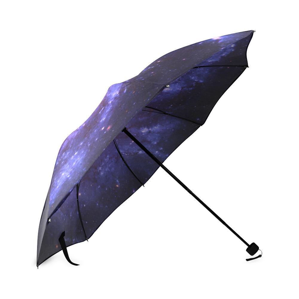 Galaxy Purple Milky Way Space Print Foldable Umbrella-grizzshop