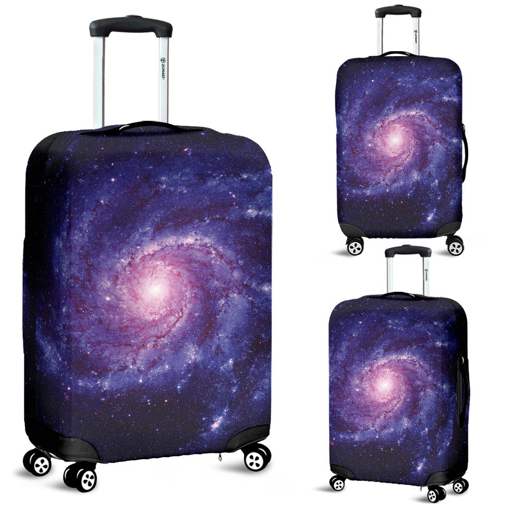 Galaxy Purple Milky Way Space Print Luggage Cover Protector-grizzshop