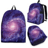 Galaxy Purple Milky Way Space Print Premium Backpack-grizzshop