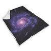 Galaxy Purple Milky Way Space Print Throw Blanket-grizzshop