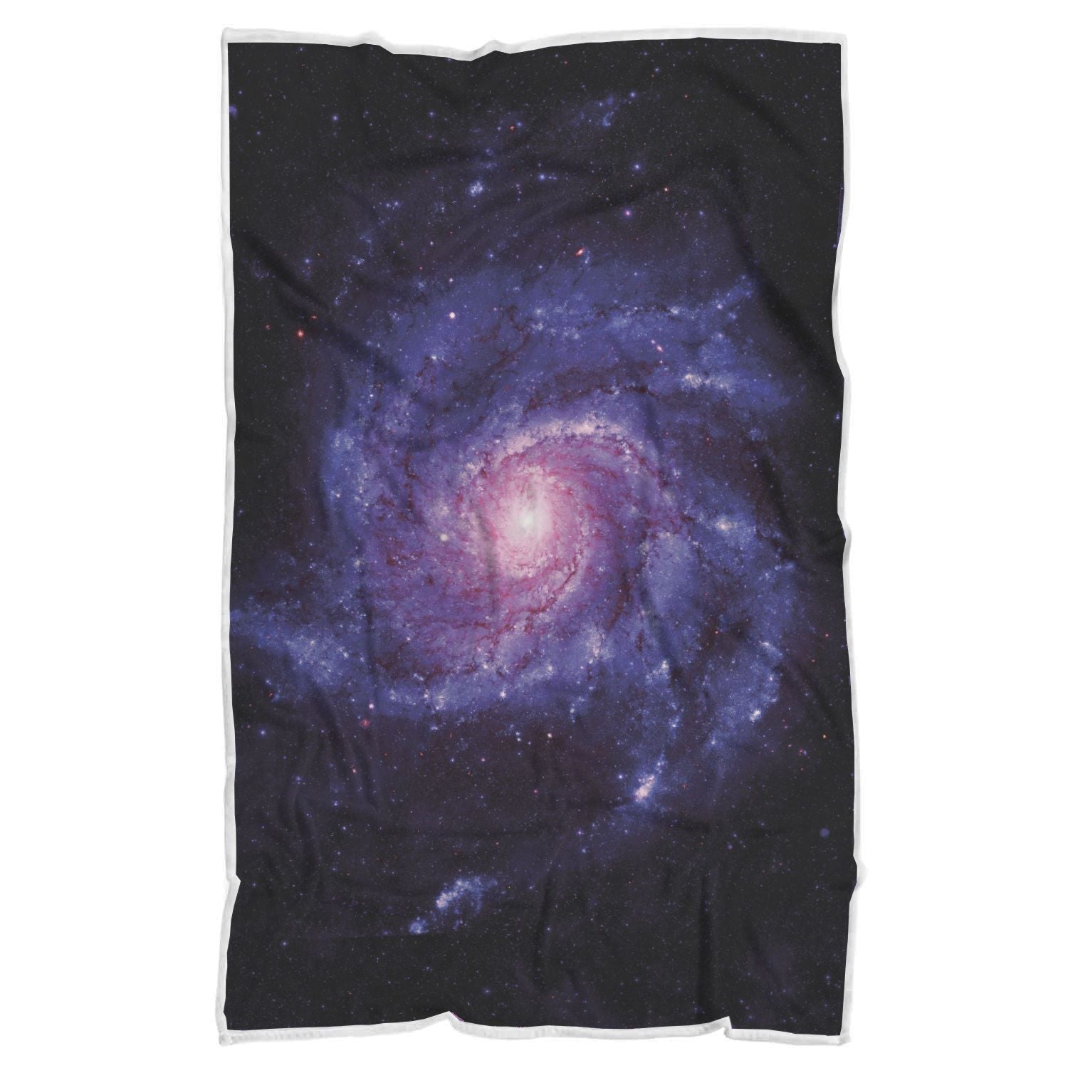 Galaxy Purple Milky Way Space Print Throw Blanket-grizzshop