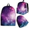 Galaxy Purple Stardust Space Print Premium Backpack-grizzshop