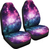 Galaxy Purple Stardust Space Print Universal Fit Car Seat Cover-grizzshop