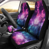 Galaxy Purple Stardust Space Print Universal Fit Car Seat Cover-grizzshop