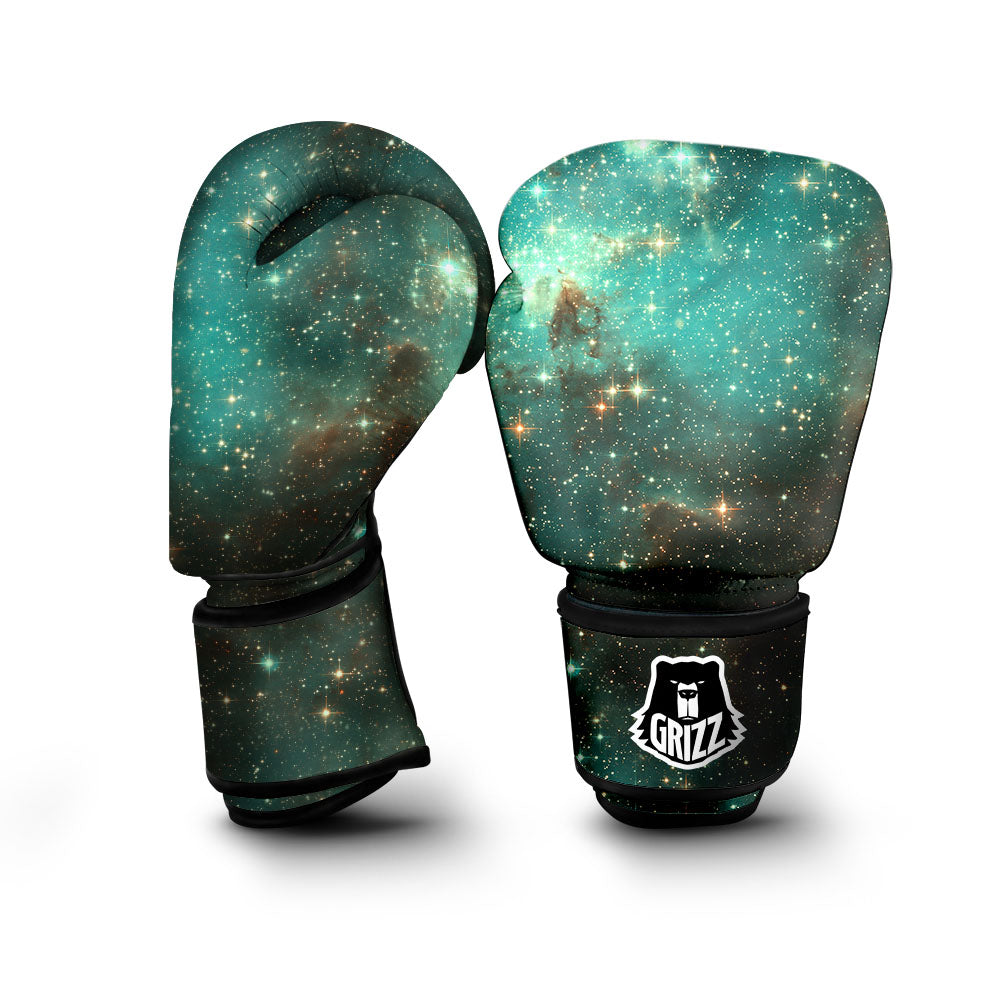 Galaxy Space Abstract Cloud Nebula Print Boxing Gloves-grizzshop