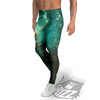 Galaxy Space Abstract Cloud Nebula Print Men's Leggings-grizzshop