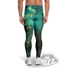 Galaxy Space Abstract Cloud Nebula Print Men's Leggings-grizzshop