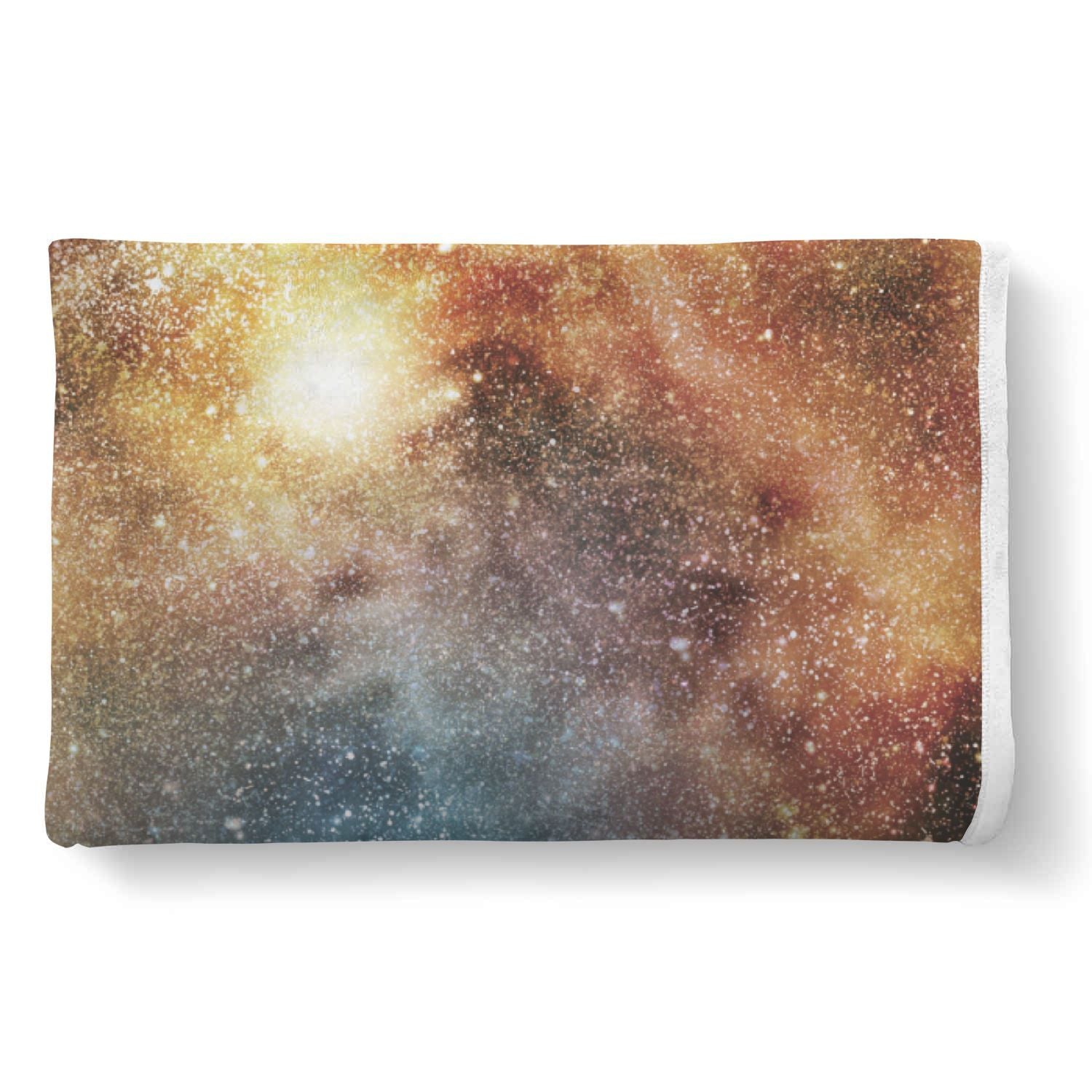 Galaxy Space Blue Stardust Print Throw Blanket-grizzshop