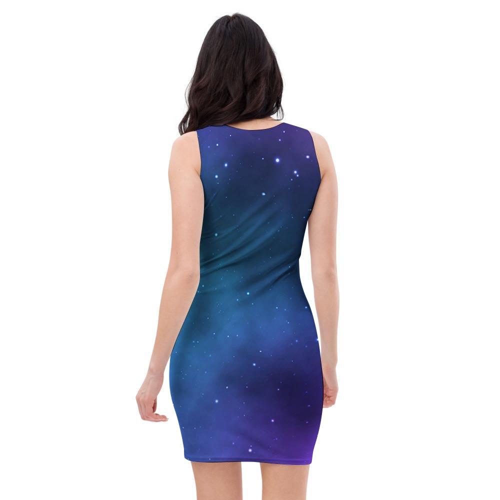 Galaxy Space Bodycon Dress-grizzshop