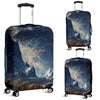 Galaxy Space Earth Print Luggage Cover Protector-grizzshop