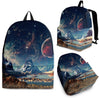 Galaxy Space Earth Print Premium Backpack-grizzshop